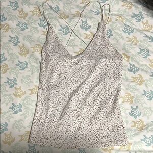 Leopard Print Spaghetti Strap Tank Top